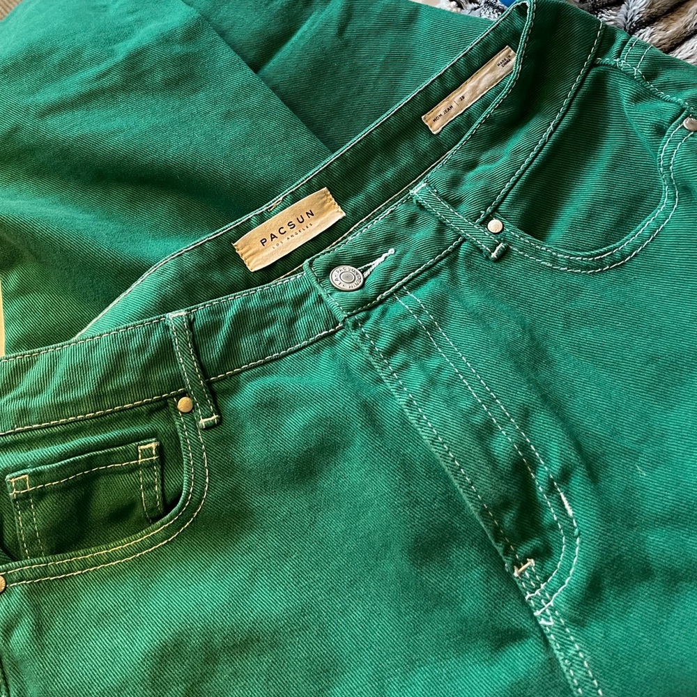 green PACSUN jeans